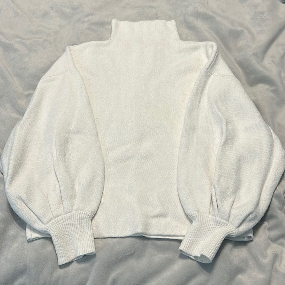 Pink Lily White Premium Sweater